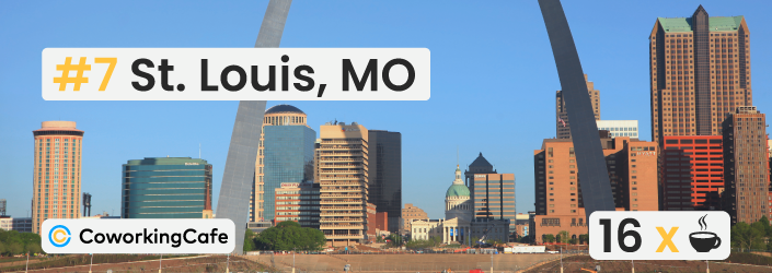 #7 St. Louis, MO - 16 x coffees per month