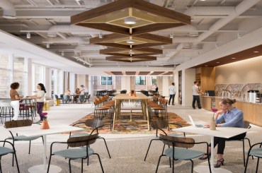 front view of Convene office shared space