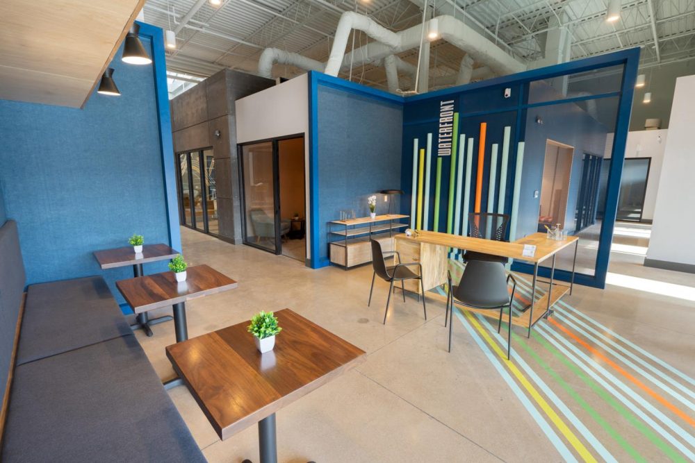 entrance of cohatch coworking space