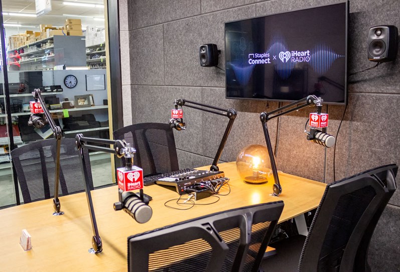 Staples Studio Somerville Podcast room