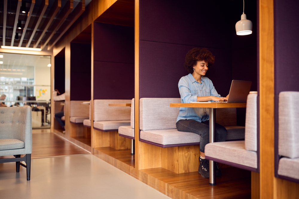 open seating coworking space