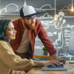 Stylish indie coworking office