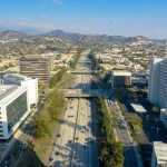 Aerial view of Glendale during the day.